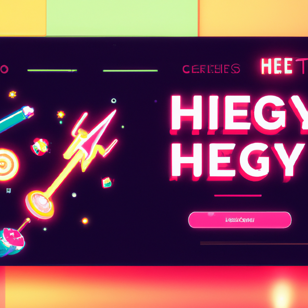 Action shot: neon sprint run with animated score